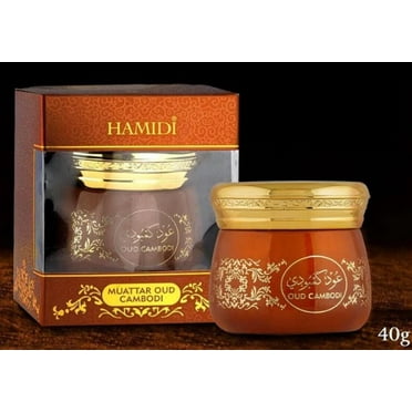 Hamidi Oud Combodi Muattar Pure Oriental Incense Bakhoor 40 Grams