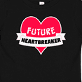 thumbnail image 4 of Inktastic Valentine's Day Future Heartbreaker Boys or Girls Baby T-Shirt, 4 of 5