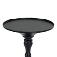thumbnail image 3 of Mesa auxiliar Benzara Wowi 58 cm de acero negro, 3 of 6