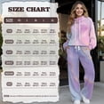 thumbnail image 7 of Xixirimido Marble Print Women’s Sweatsuits 2 Piece Outfit Fall Fashion Airport Lounge Sets Long Sleeve Sweatshirt Wide Leg Sweatpants Plus Size Tracksuit, Large, 7 of 7