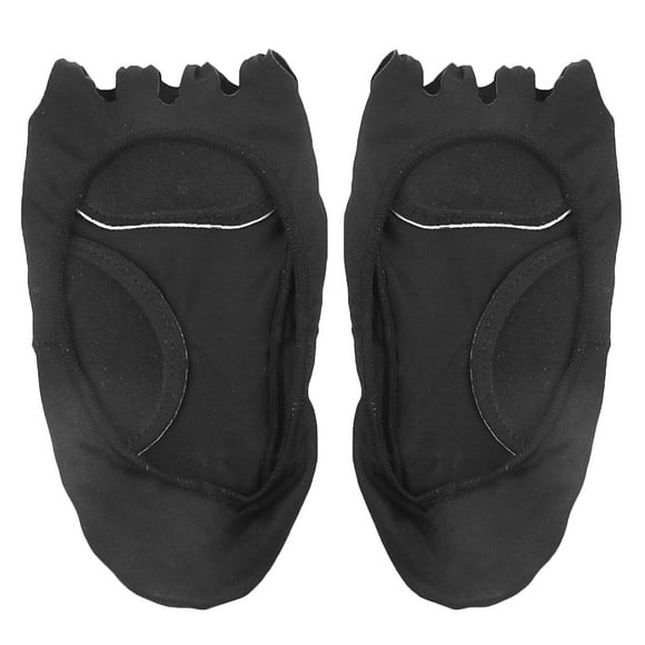 1 par de calcetines de 5 dedos para mujer, calcetines de barco, almohadillas de de baile, antideslizantes, invisibles DYNWAVEMX Toes Calcetines