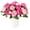 Rose Red&pink-4pcs, variant on 4 Packs Artificial Peony Silk Flowers Fake Glorious Flower Bouquets for Wedding Party Bridal Home Decoration