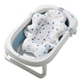 thumbnail image 1 of Cojín de baño para bebé con malla ajustable, alfombrilla flotante para recién nacidos, color blanco, 1 of 14