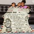 thumbnail image 4 of Step Dad Gifts, Bonus Dad Gifts Blanket, Stepped Up Dad Gift Ideas for Birthday Fathers Stepdad Throw Blanket Bonus Dad Blanket, 4 of 7