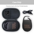 thumbnail image 2 of Funda para altavoz Bluetooth portátil JBL Clip 5, color negro, 2 of 6