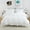 White, variant on TEQIN Bedding Duvet Covers,Romantic Ruffled Duvet Cover,3 Pieces Comfort Washed Microfiber Duvet Cover Set Shabby Chic Home Bedding Duvet Covers With Button Closure