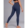 thumbnail image 4 of Rosvigor 2 Pack Fleece Lined Yoga Leggings for Women Thermal Leggings Winter Warm Soft Pants with Pockets for Workout Lounge Travel, 4 of 8