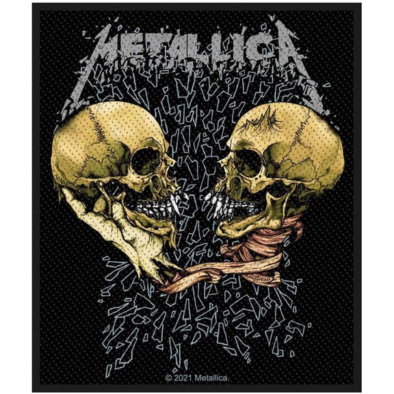 Men's Metallica Sad But True Woven Patch Black