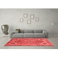 thumbnail image 3 of Ahgly Company Machine Washable Indoor Rectangle Persian Red Traditional Area Rugs, 8' x 10', 3 of 4