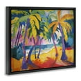 thumbnail image 4 of Stupell Industries Tropical Palm Paradise Coastal Painting Black Floater Framed Canvas Art Print Wall Art, 21 x 17, 4 of 10
