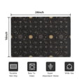 thumbnail image 5 of Black Gold Sun Moon Star Pattern Door Rugs,Washable Non Slip Door Mats Indoor,Decorative Door Mats,Entry Mat Indoor for Entrance,Bedroom,Kitchen,Bathroom,16"x24", 5 of 6