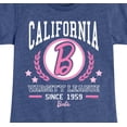thumbnail image 3 of Barbie - Barbie Varsity League  - Girls Fitted Short Sleeve Graphic T-Shirt, 3 of 5