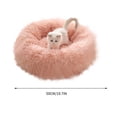 thumbnail image 4 of Jienlioq Dog Bed for Small Medium Large Dogs, Calming Dogs Bed, Washable-Round Cozy Soft Pet Bed Puppy & Kitten with Slip-Resistant Bottom Fluffy Plush Faux Fur Dog Bed with a Cat teaser Pet Supplies, 4 of 5