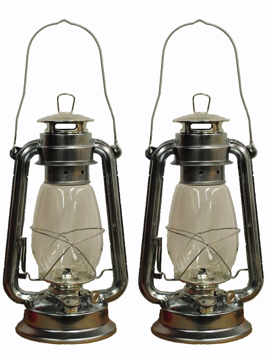 Lot Of 2 12 Inch Silver Hurricane Kerosene Lantern Light Table Lot Of 2 12 Inch Silver Hurricane Kerosene Lantern Light Table Decorative Lamp Com