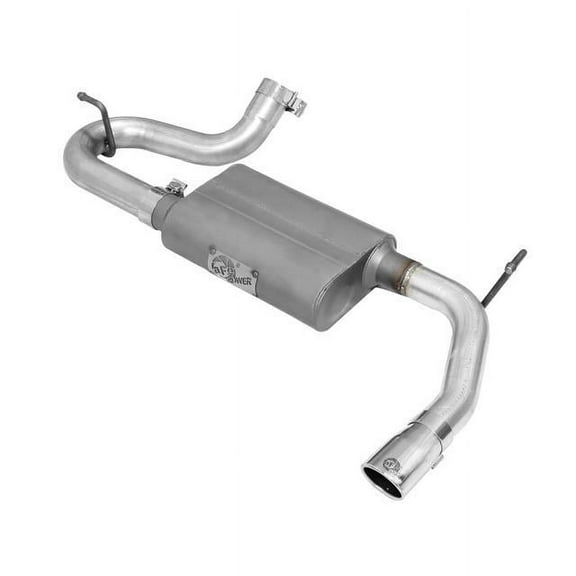 aFe Power EXH 2.5in AB Jeep Wrangler 07-14 V6-3.6/3.8L Pol Tip Exhaust 49-08047-P Fits select: 2008,2015-2018 JEEP WRANGLER UNLIMITED