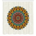 thumbnail image 3 of Ambesonne Ethnic Shower Curtain, Mandala Vintage Elements, 69"Wx70"L, Multicolor, 3 of 3