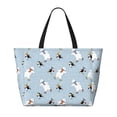 thumbnail image 2 of Easygdp Skiing penguin Bear Bolsa de Viaje de Playa de Gran Capacidad, Bolsa Tote Perfecta para la Playa, Escapadas de Fin de Semana y Viajes, 2 of 7
