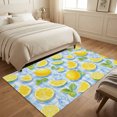 thumbnail image 4 of Area Rugs 3'x5', Yellow Lemons Carpet Runner Indoor Outdoor Rugs Home Decor Aesthetic, Summer Botanical Farmhouse Art Non Slip Mats Washable Accent Rug for Living Room Bedroom, 4 of 8