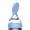Blue, variant on LNKOO Silicone Baby Food Dispensing Spoon - Squeeze Feeder with Spoon - Spoon Bottle for Baby - Baby Spoon Feeder Bottle Baby Solid Food Feeder (3oz/90ml, Ideal for 4 Months+ Babies)