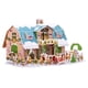 thumbnail image 1 of Rompecabezas navideños DIY, juguetes educativos, rompecabezas navideños 3D, pueblo para niños 38 piezas azul, 1 of 9