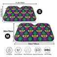 thumbnail image 2 of Goofa Mardi Gras Carnival3 Printed Car Windshield Sunshade,Foldable Reflective Sun Visor,UV Protection Heat Blocker Sunshade,Car Cooling Accessory-Medium, 2 of 7