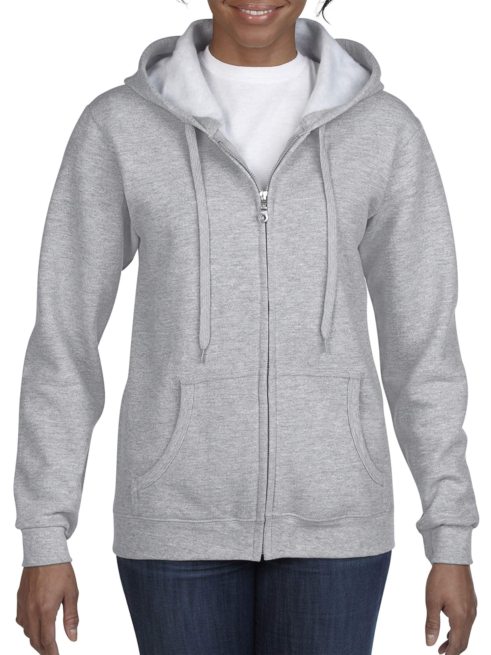 Gildan Women's Athleisure Heavy Blend Full Zip Hooded Sweatshirt ...