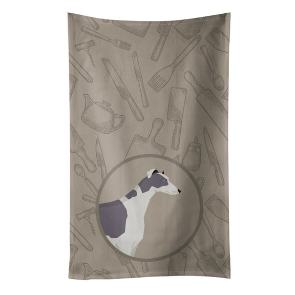 Greyhound In the Kitchen Kitchen Towel