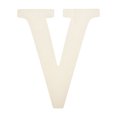 thumbnail image 1 of 17 Inch Wooden Letter,Large Blank Unfinished Wooden Alphabet Letters for Crafts, DIY Projects, Birthday, Party(Letter V), 1 of 7