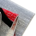 thumbnail image 6 of Masada Rugs Area Rug Modern Contemporary Design 1100 Red Grey White Black (8 Feet X 10 Feet), 6 of 7