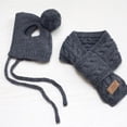 thumbnail image 5 of Bufanda Gorro de lana Gorro de invierno de peluche Bufanda Gorro para mascota Conjunto para mantenerse abrigado, 5 of 5