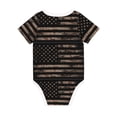 thumbnail image 2 of Daiia American Flag with Desert Camouflage Printed Unisex-Baby Short Sleeve Onesies Bodysuits Baby Climbing Clothes Soft and Comfortable Romper with Expandable Shoulder Design-18 Months, 2 of 8
