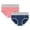 Dark blue, variant on Seductiva Clothing Women's Panties Women's Cotton Underwear High Waist Briefs Soft Underpants Ladies Full Coverage 2 Pack