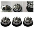 thumbnail image 6 of HEMOTON 3pcs Classic Stainless Steel Service Bell Restaurant Call Bells Reception Service Bell, 6 of 8
