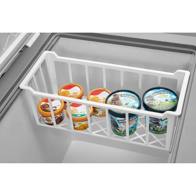Midea, Convertible Chest Freezer, 5 Cu Ft, White, Energy Efficient