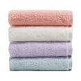 thumbnail image 4 of Nvzi 6 toallas de baño de vellón coral, absorbentes, para ducha, piscina, 13,78 x 29,53 pulgadas (rosa), 4 of 4