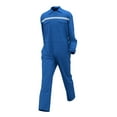 thumbnail image 7 of USNSM Mens Workwear Coveralls Multi Pockets Work Suit Mechanic Overalls Jumpsuits Long Sleeve Wear Resistant Coverall Blue L, 7 of 7
