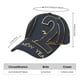 thumbnail image 2 of Fotbe 2025 New Year 2 Gorro Clásico de Béisbol, Gorra Ajustable con Broche Snapback, Gorro de Exterior de Algodón Suave, 2 of 6