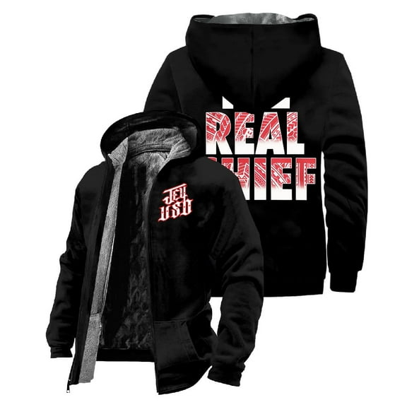 Jey Uso The Real Chief Zipper Hoodies Women Men Jacket Parkas Long Sleeve Casual Streetwear Winter Coat
