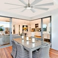 thumbnail image 3 of 65" Minka Aire Future Brushed Nickel LED Outdoor Fan with Remote, 3 of 4