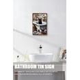 thumbnail image 4 of Black Cat Decor Wash Your Paws Retro Aluminum Sign 12x8 IN Metal Tin Sign Funny Bathroom Decor Cat Gifts Black Cat Kitchen Decor Cat Bathroom Wall Art Farmhouse Decor, 4 of 6
