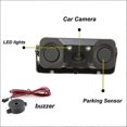 thumbnail image 5 of Cámara de visión trasera para coche CCD, 3 en 1, detector de radar de estacionamiento, sensor de visión nocturna LED, radar para navegación, color negro, 5 of 5