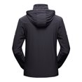 thumbnail image 3 of Fesfesfes Mens Fleece Jacket Detachable Cap Waterproof, Dirt-proof, Wind-proof, Tear-resistant Zipper Casual Warm Jacket, 3 of 8