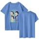 thumbnail image 1 of Pop cazadora para niña Demon Hunters Graphic Round-Neck Short Sleeve T Shirt For Kids Youth Fashion Tee With Cartoon Print Design Soft Blend Top For Children （Blue）, 1 of 3