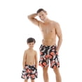 thumbnail image 1 of Men's Quick Dry Drawstring Waist Beach Swim Trunks Board Shorts, 1 of 4
