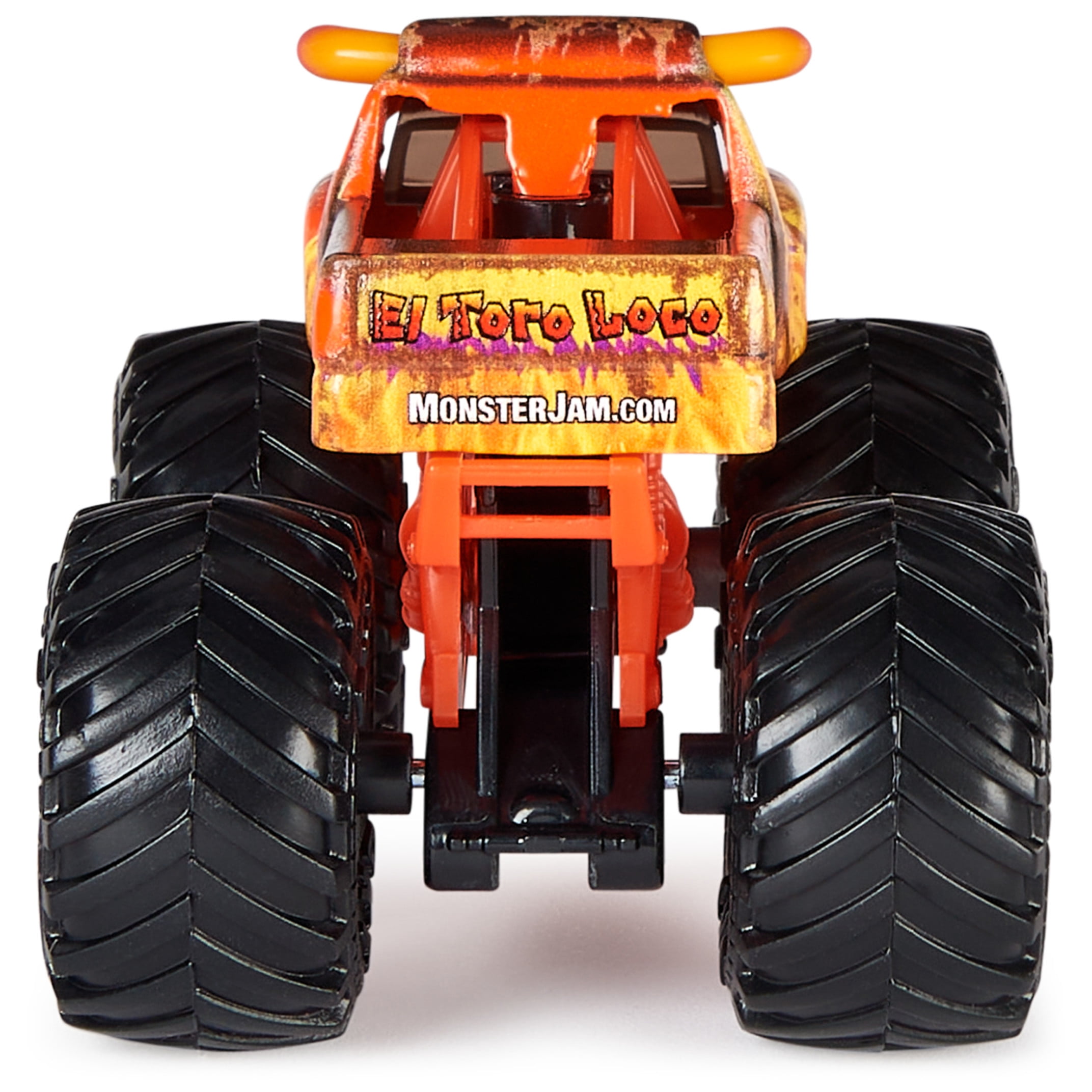 Monster Jam Grave Digger Vs. El Toro Loco - 1:64 Scale Monster Trucks, Girl and Boy Toys