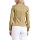 thumbnail image 3 of Chaquetas de mezclilla para mujer INSPIRE CHIC con cuello alto, mangas largas, chaquetas de jean cortas en color caqui, talla M, 3 of 6