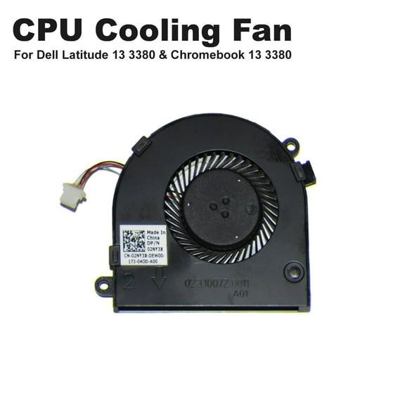 Dell Latitude 13 3380 Laptop Cooling Fan - Genuine 2NY3X Replacement