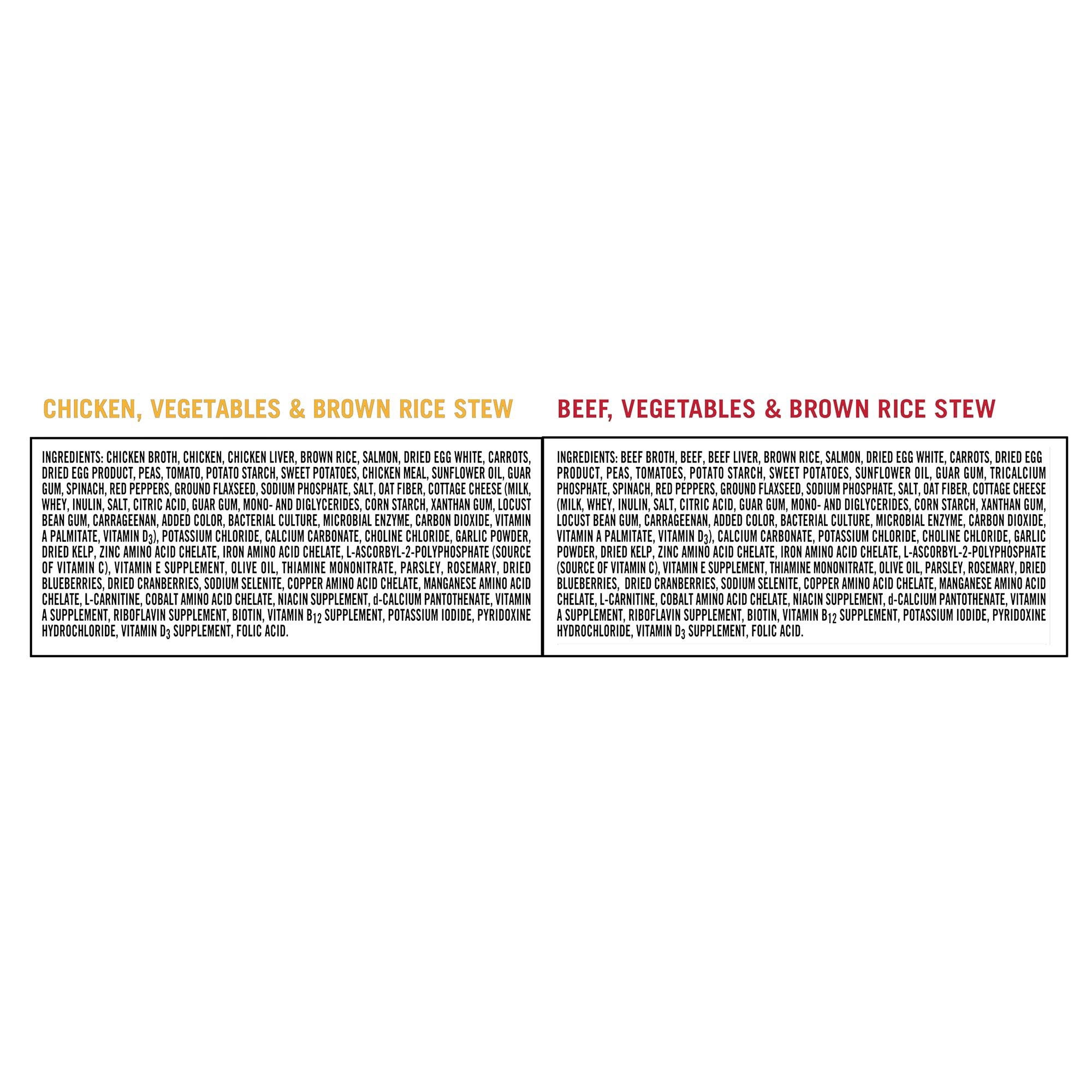 (2 pack) Pure Balance Beef Stew and Chicken Stew Wet Dog Food Variety Pack, 12.5 oz Cans, 6 Pack