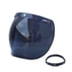 thumbnail image 1 of Motocicleta Anti-UV Anti-rayado Cascos Lente Retro Burbuja Visor Lente de protección contra el Carevas Lente del escudo, 1 of 7
