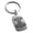 Silver, variant on Stainless Steel Thor's Hammer Mjolnir Knot Viking Norse Engraved Small Rectangle Dog Tag Charm Keychain Keyring